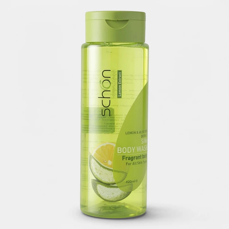 شامپو بدن شون مدل Aloevera and Lemon حجم 420 میلی لیتر