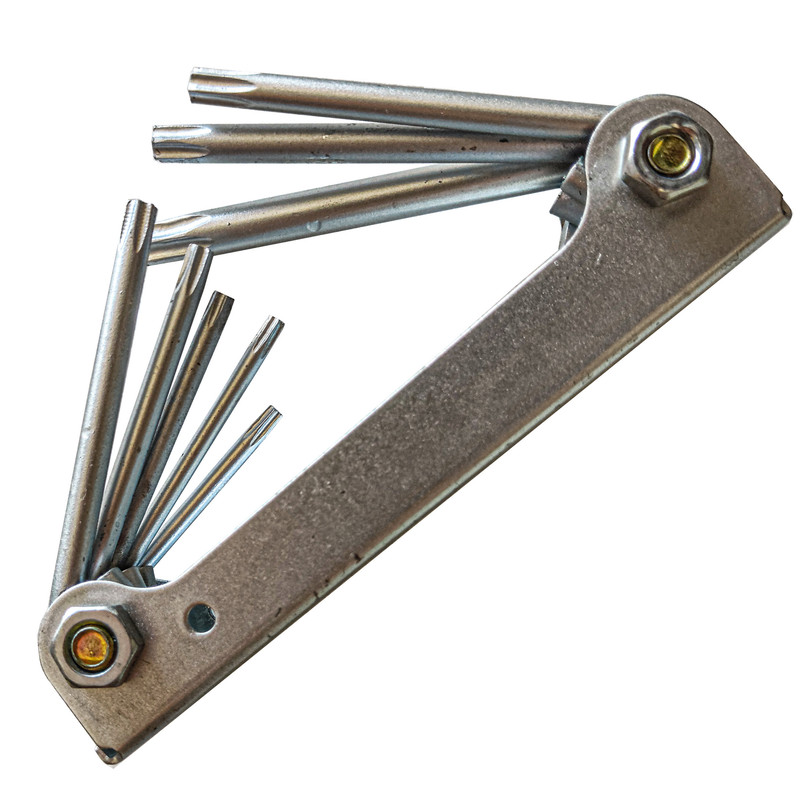 آچار ستاره ای و شش گوش فرد مدل CRV 5050 بسته 2 عددی