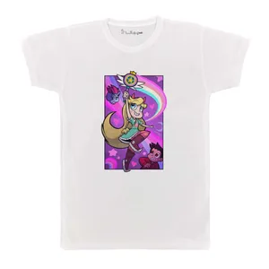 تی شرت بچگانه پرمانه طرح Star vs the Forces of Evil کد pmt.2841