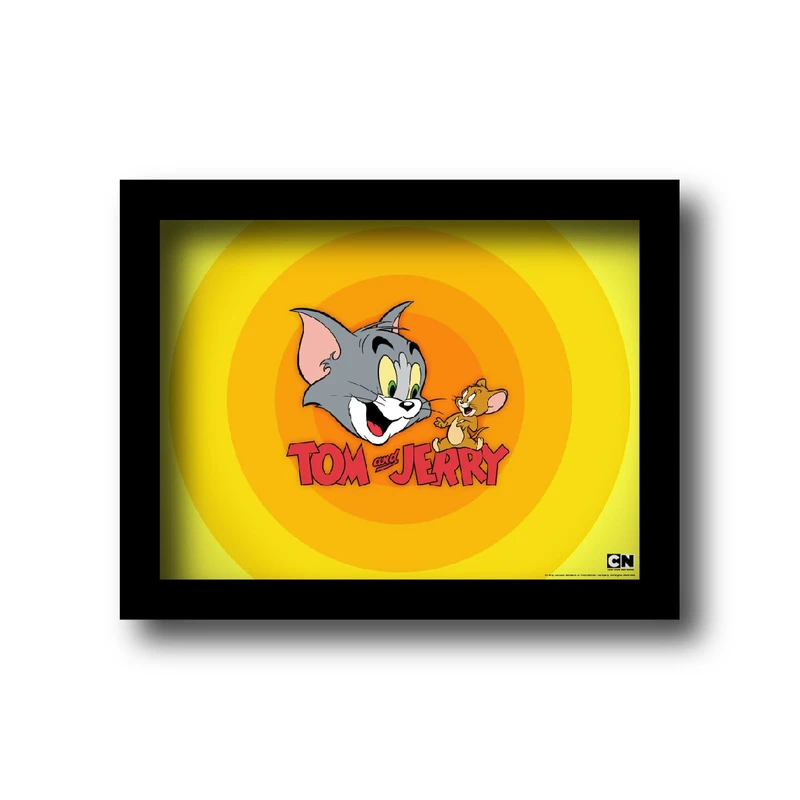 تابلو مدل  کارتون تام و جری .