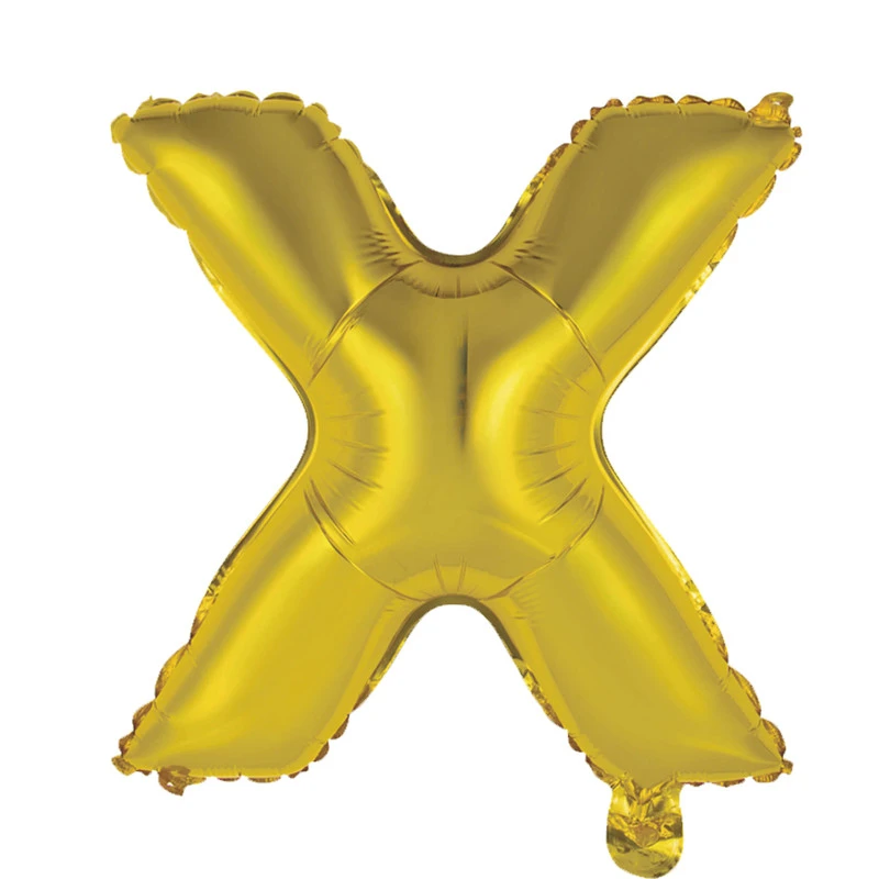 بادکنک فویلی سورتک طرح حرف X کد ST0358