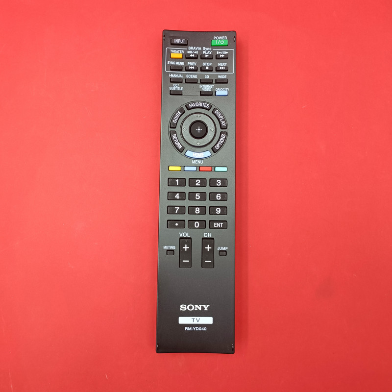 ریموت کنترل تلویزیون سونی مدل RM-YD040 به همراه باتری ریموت کنترل تلویزیون سونی مدل RM-YD040 به همراه باتری