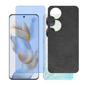 Glass together model anti blue screen protector suitable for Honor 70 mobile phone with back cover sticker