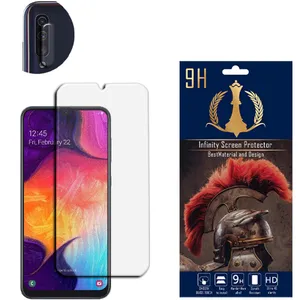  محافظ لنز دوربین اینفینیتی مدل PRO MAX مناسب برای گوشی موبایل سامسونگ Galaxy A50 / A50S به همراه محافظ صفحه نمایش