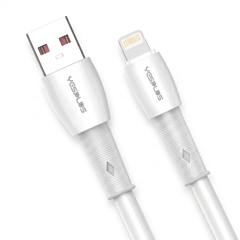 کابل تبدیل USB به لایتنینگ یس پلاس مدل FAST CHARGE OD5.0 طول 1 متر