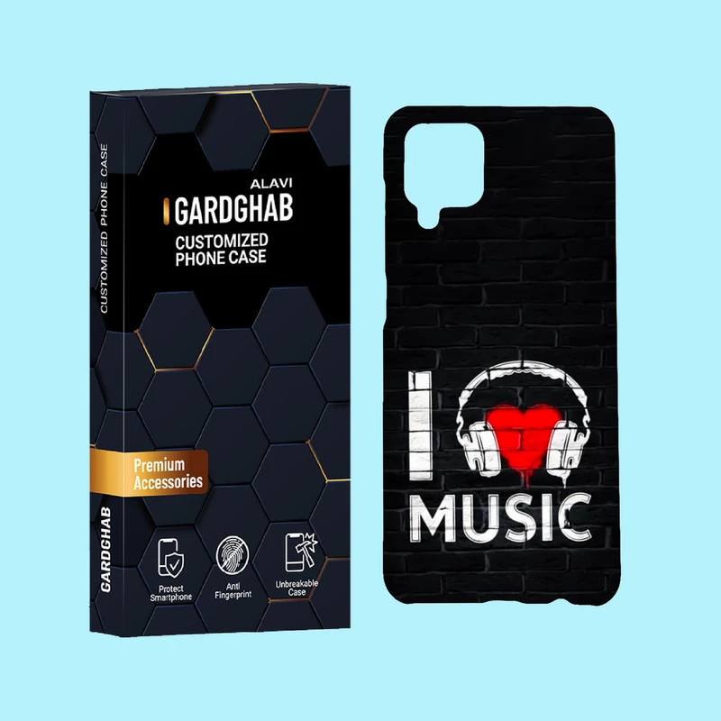 کاور گارد قاب علوی مدل ساز و موزیک مناسب برای گوشی موبایل سامسونگ Galaxy A12