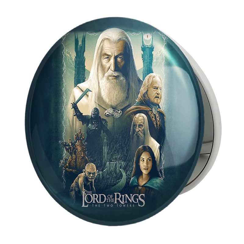 آینه جیبی خندالو طرح ارباب حلقه ها Lord of the Rings مدل تاشو کد 4552 