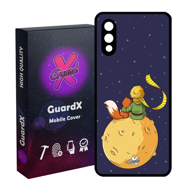 کاور گارد ایکس طرح Little Prince مدل Glass10003 مناسب برای گوشی موبایل سامسونگ Galaxy A02 / M02