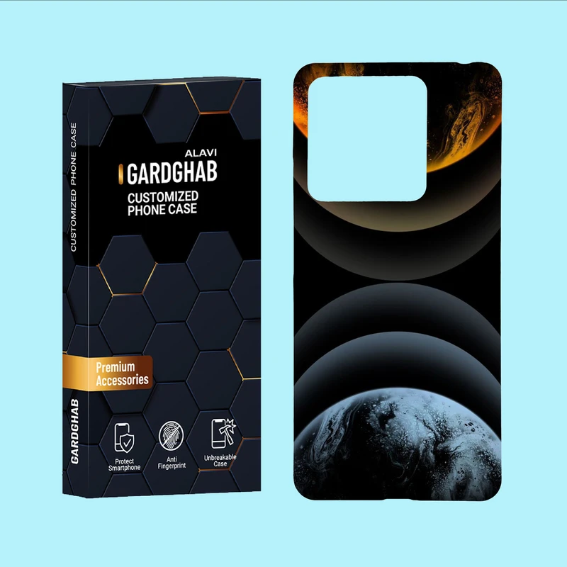 کاور گارد قاب علوی مدل هنری مناسب برای گوشی موبایل شیائومی Redmi Note 13 5G