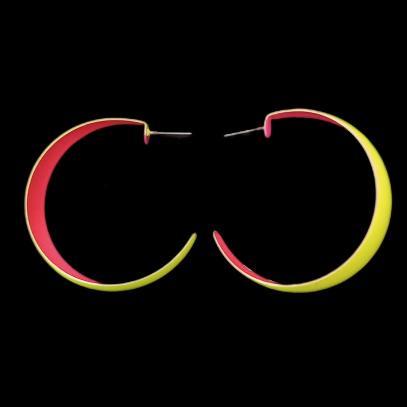 گوشواره زنانه مدل هلال عروسکی