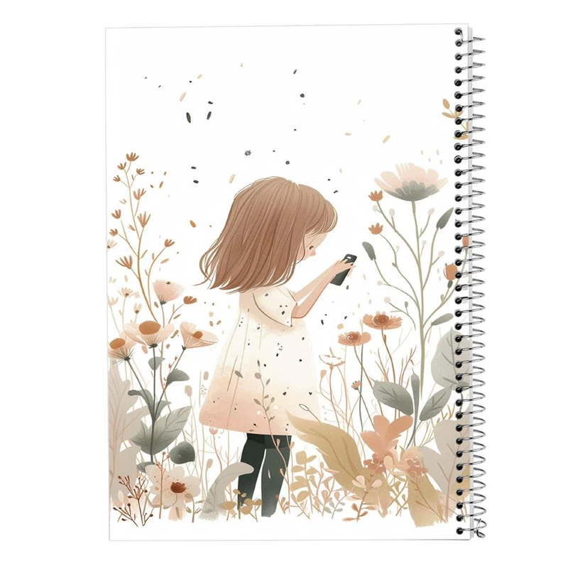 دفتر ژورنال نویسی 50 برگ مدوپد مدل نقطه ای طرح فانتزی کد DF16546