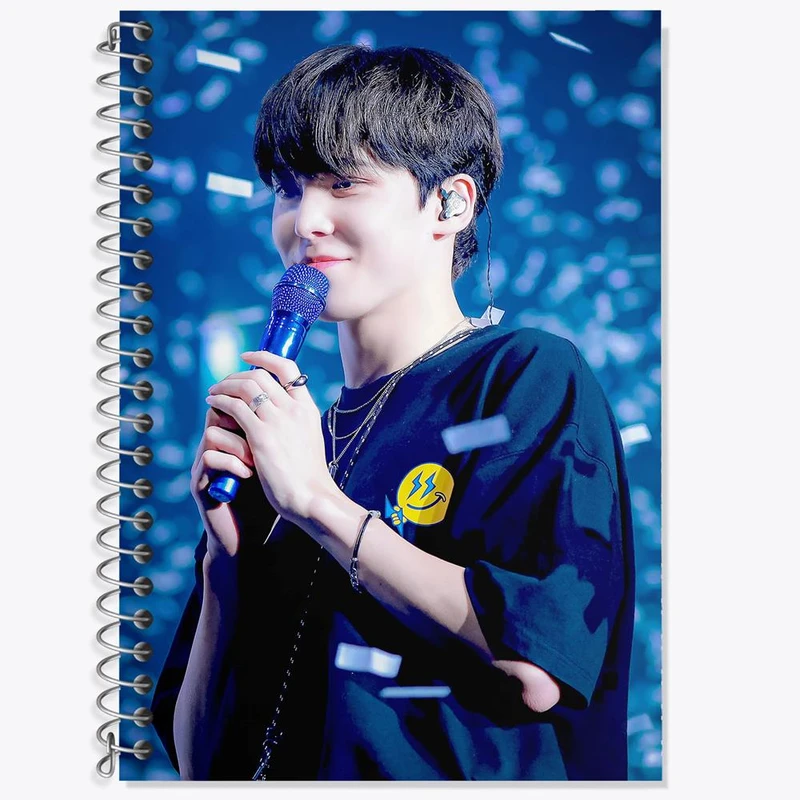 دفتر لغت 50 برگ خندالو مدل یونهو گروه ایتیز ATEEZ کد 21214