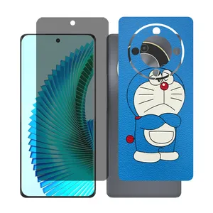 Glass together model privacy screen protector suitable for Honor X9b mobile phone with back cover sticker