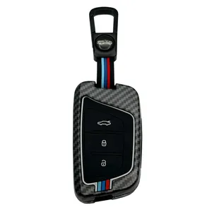 کاور ریموت و سوئیچ خودرو ام آر جی مدل A1063 طرح فلز کربن مناسب برای کی ام سی T9