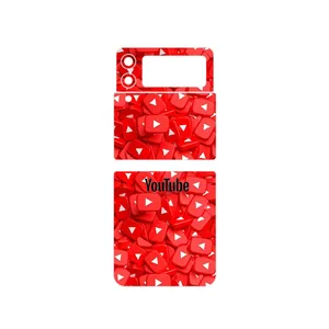 MAHOOT Youtube Cover Sticker for Samsung Galaxy Z Flip3 5G