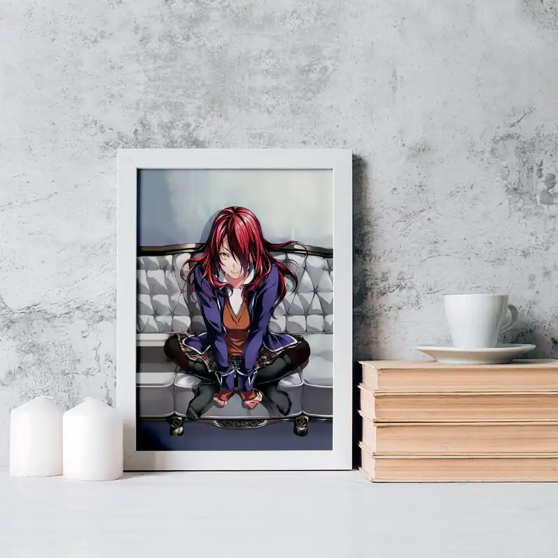 تابلو خندالو مدل ریندو انیمه جنگ غذاها کد 17030