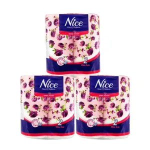 دستمال حوله ای نایس مدل rolls مجموعه 3 عددی