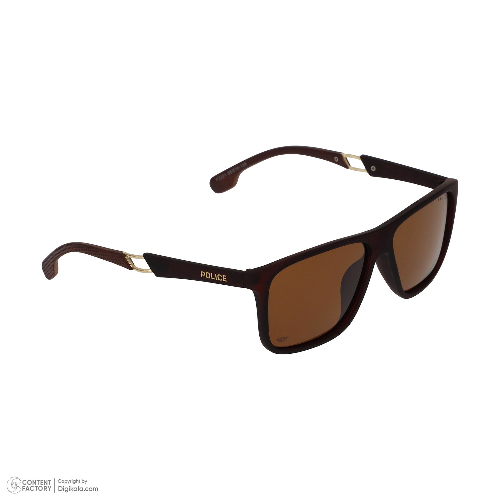 عینک آفتابی مردانه پلیس مدل SPLP2221-BR -  - 4