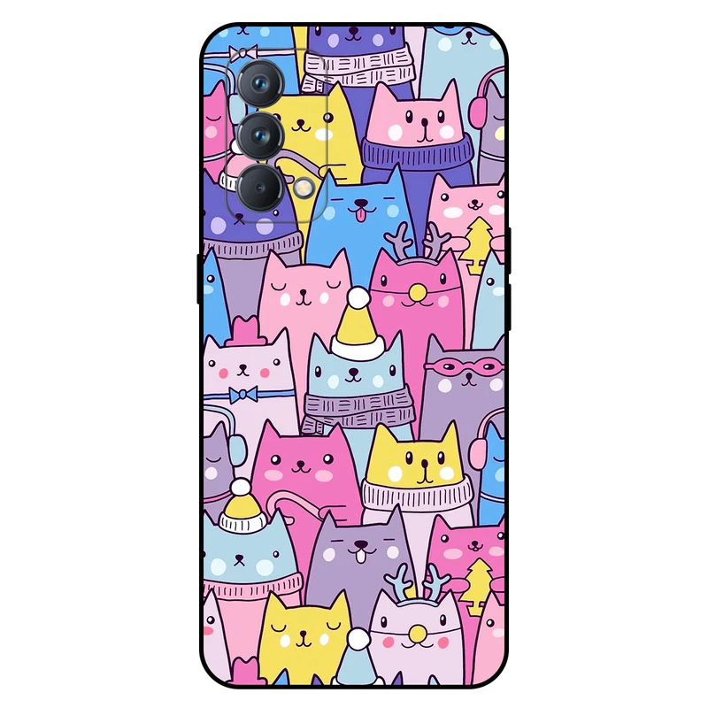 کاور مگافون طرح گربه مدل 8065 مناسب برای گوشی موبایل ریلمی GT Master 