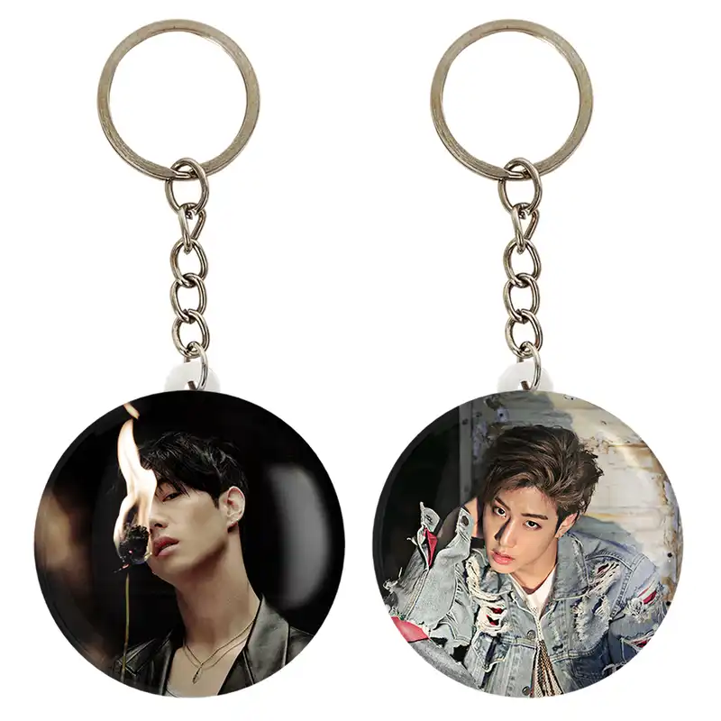 جاکلیدی خندالو مدل مارک گروه گات سون GOT7 کد 2101021008 مجموعه 2 عددی