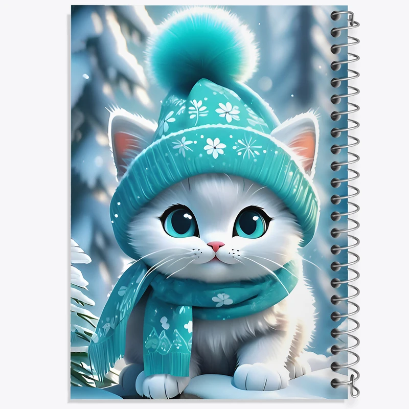 دفتر لیست خرید 50 برگ خندالو طرح گربه کیوت کد F7274