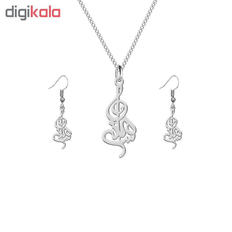 نیم ست نقره زنانه ترمه1 طرح سمانه کد L580 نیم ست نقره زنانه ترمه1 طرح سمانه کد L580