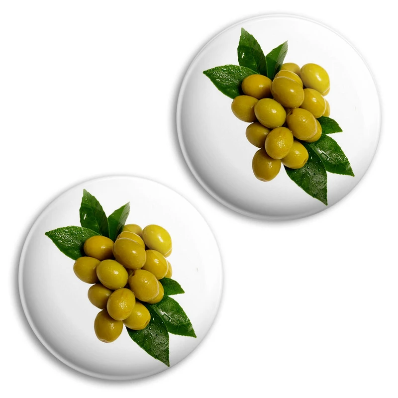 مگنت پرمانه طرح میوه و سبزیجات کد pmag2.33903 مجموعه 2 عددی
