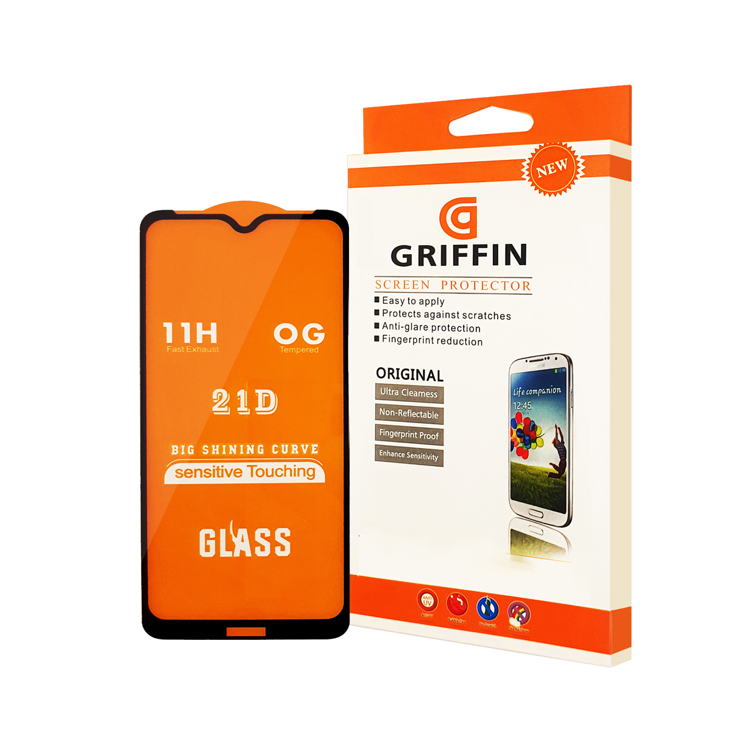 محافظ صفحه نمایش گریفین مدل F21 GN pl مناسب برای گوشی موبایل نوکیا 6.2