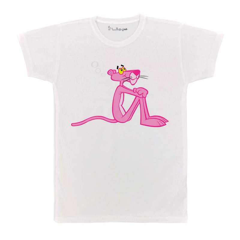 تی شرت بچگانه پرمانه طرح پلنگ صورتی کد pmt.4716