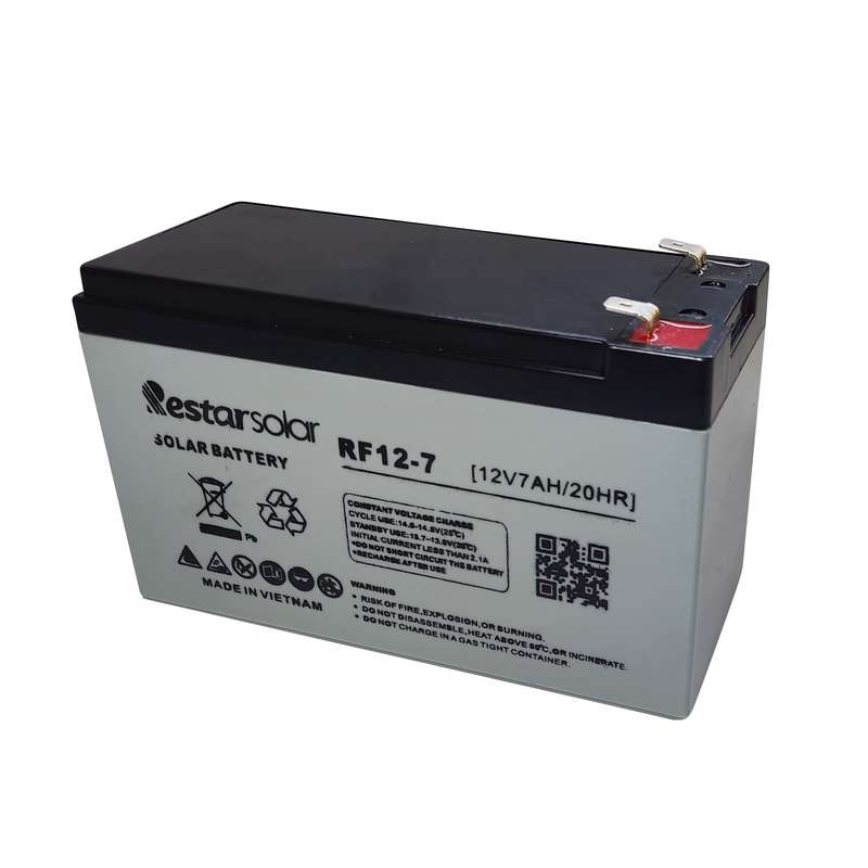 باتری خورشیدی رستار سولار مدل 12V-7AH ظرفیت 7 آمپر