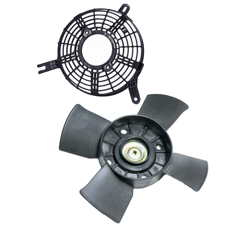 پروانه فن کولر یدک چی کد SANDEN 72123-130 مناسب برای پراید مجموعه 2 عددی