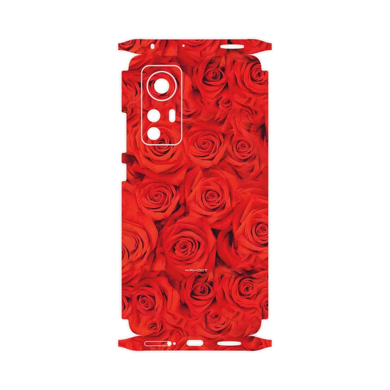 برچسب پوششی ماهوت مدل Red_Flower-FullSkin مناسب برای گوشی موبایل شیائومی 12X