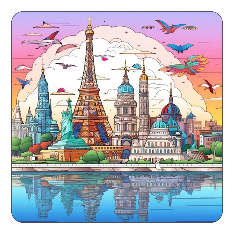 مگنت کاکتی طرح پاریس Paris مدل mp56011