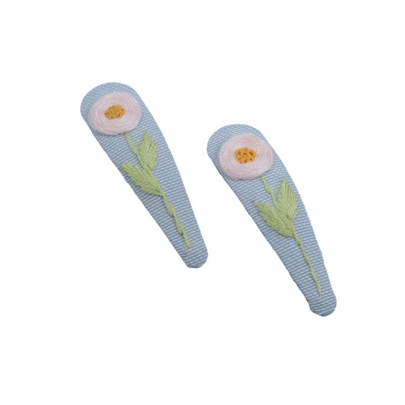 گیره مو زنانه مدل Flower مجموعه 2 عددی