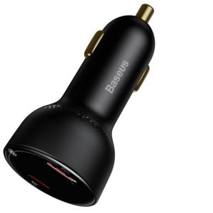 شارژر فندکی 100 وات بیسوس مدل Dual Quick 100W