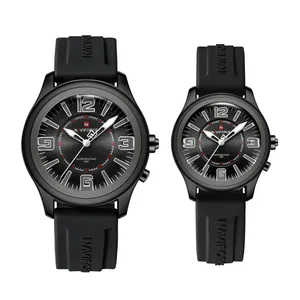 ست ساعت مچی عقربه‌ای کوارتز زنانه و مردانه نیوی فورس مدل nf9256