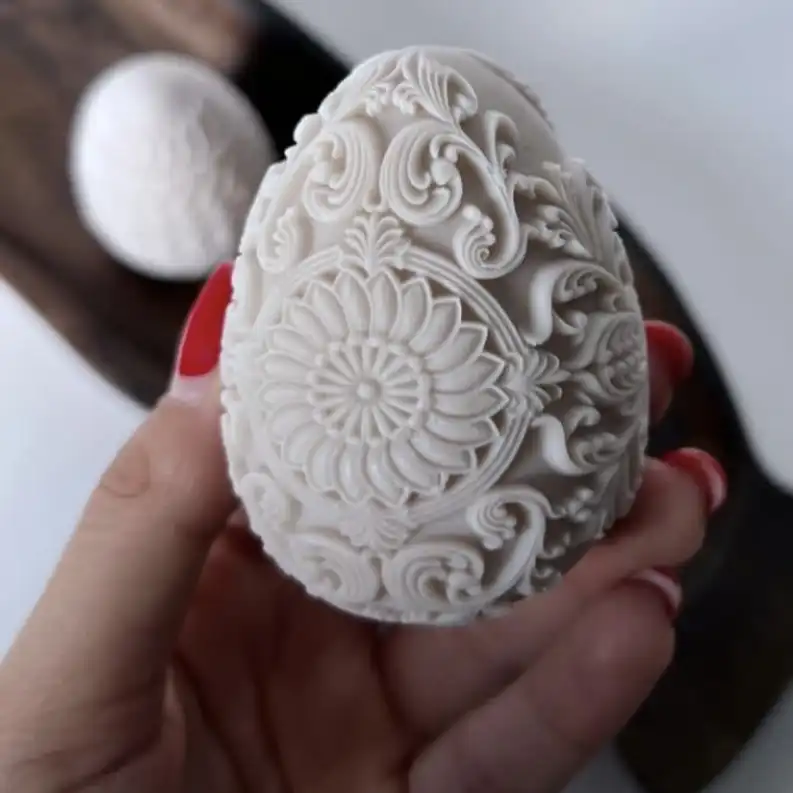 قالب شمع مدل تخم مرغ ترمه