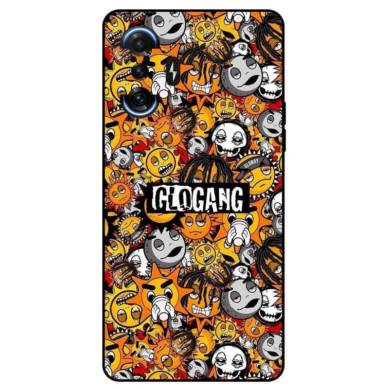 کاور مگافون طرح شکلک مدل 8243 مناسب برای گوشی موبایل شیائومی Poco F3 GT     