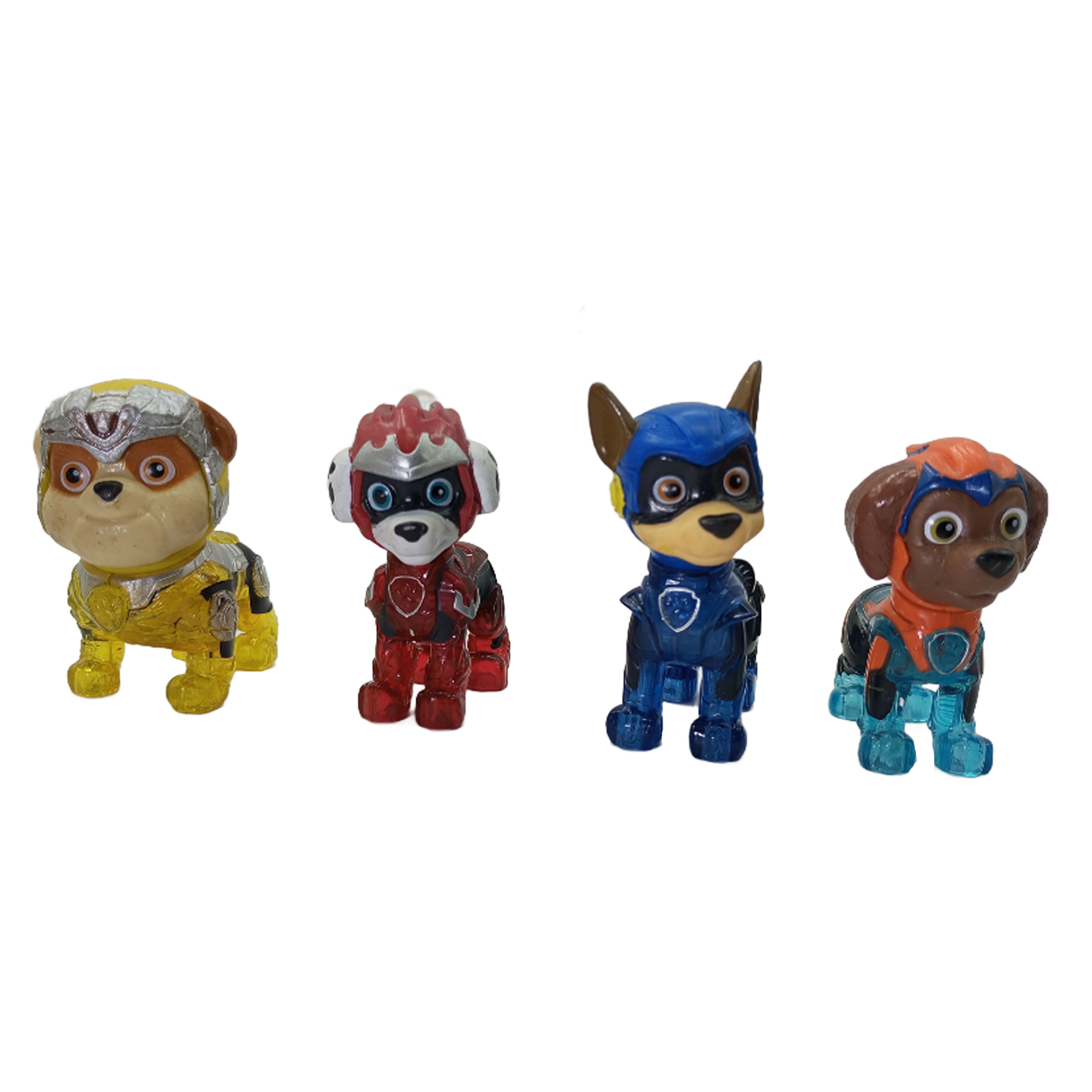 فیگور مدل سگهای نگهبان کد 929 مجموعه 4 عددی ارتفاع 5.5 سانتیمتر