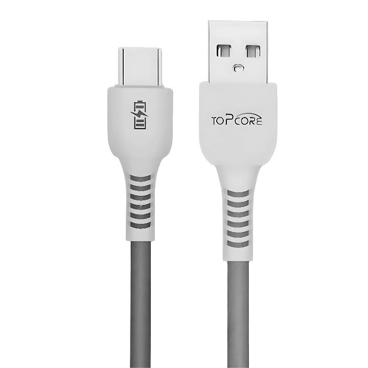کابل تبدیل USB به USB_C تاپ کور مدل فست شارژ طول 1 متر