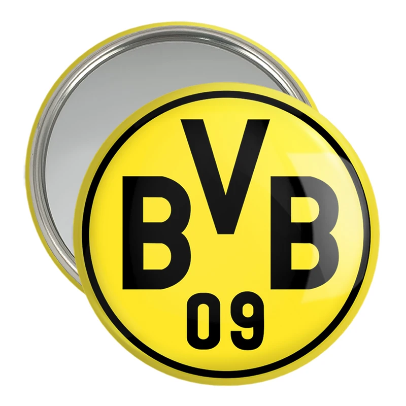 آینه جیبی خندالو مدل باشگاه دورتموند Dortmund  کد 1974