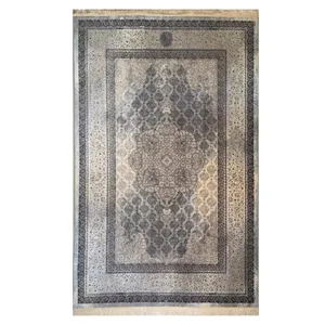 فرش ماشینی دیبا کد N1880 زمینه آبی