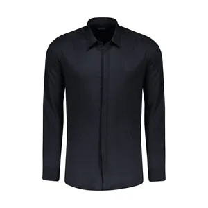 پیراهن آستین بلند مردانه دیورسو مدل سارینا رنگ سرمه ای