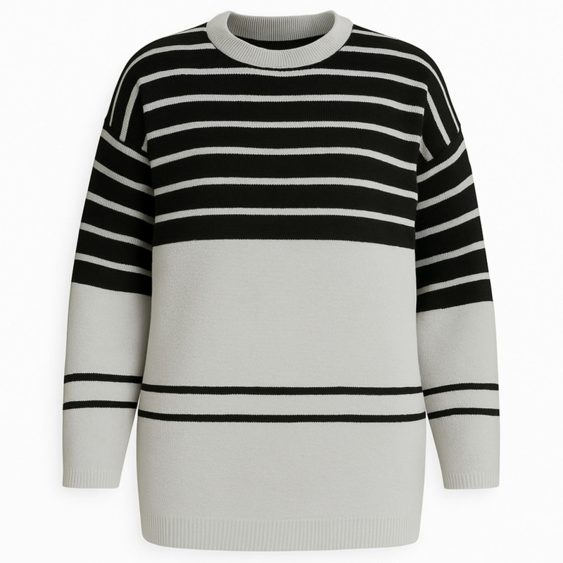 پلیور یقه گرد زنانه مدل 690