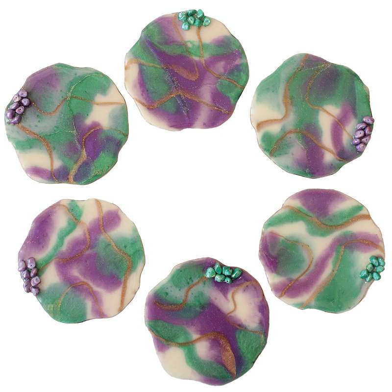 مجموعه هفت سین 6 پارچه مدل  Marble PG