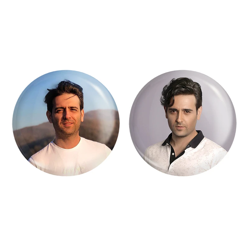 مگنت خندالو طرح امیرحسین آرمان کد 1042710422 مجموعه 2 عددی