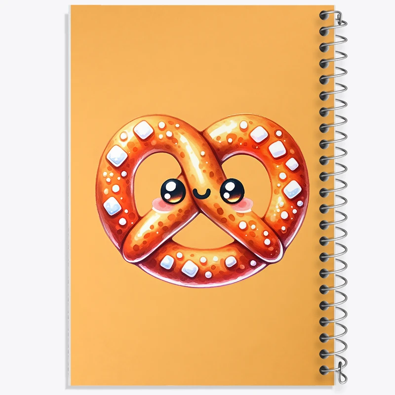 دفتر ژورنال نویسی 50 برگ خندالو مدل نقطه ای طرح چوب شور کیوت کد N5482