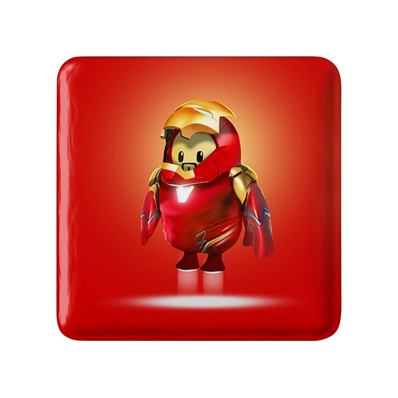 پیکسل خندالو طرح بازی فال گایز (Fall Guys) مدل مربعی کد 32793