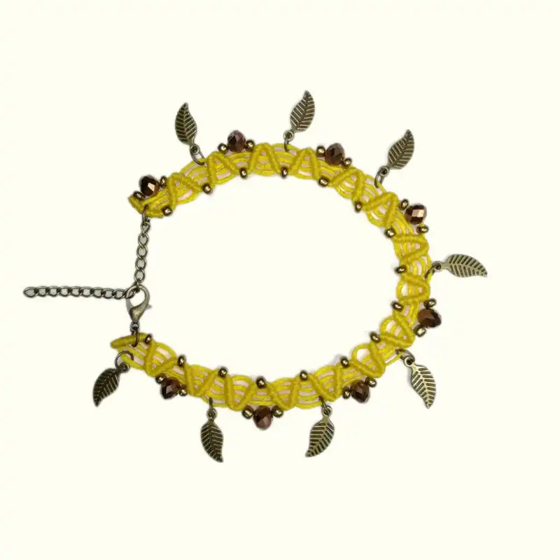 پابند زنانه مدل مکرومه 01