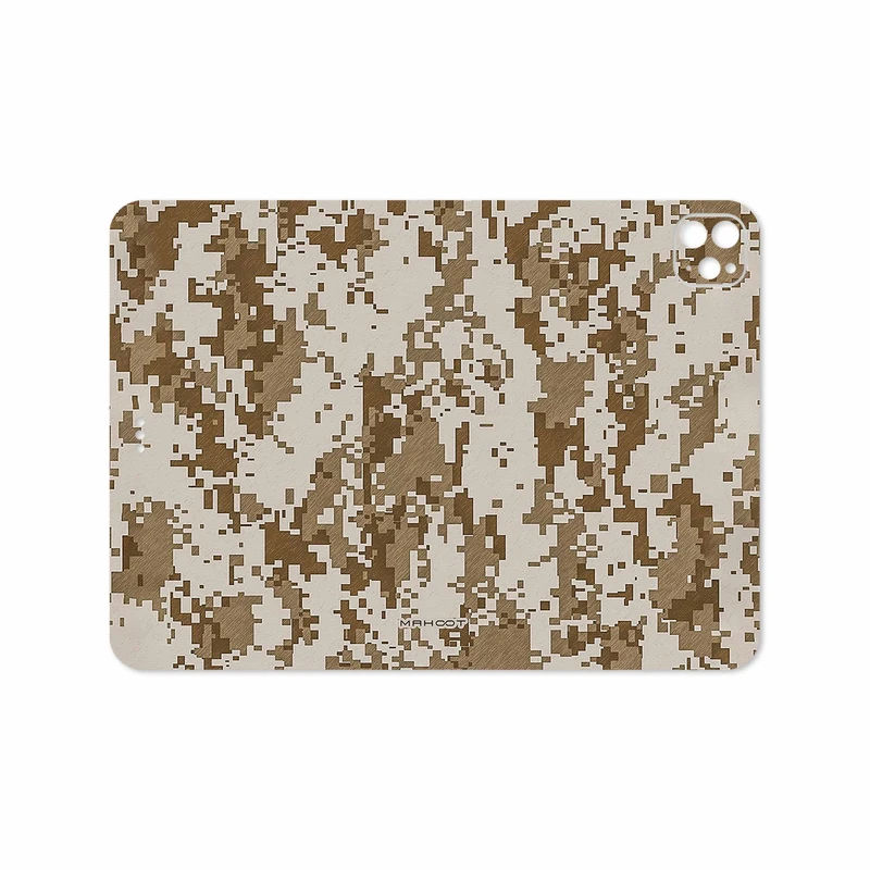 برچسب پوششی ماهوت مدل Army-Desert-Pixel مناسب برای تبلت اپل iPad Pro 11 (GEN 2) 2020 A2068